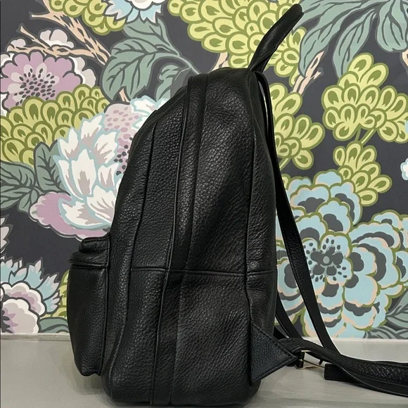 Tory Burch Black Full Size Pebbled Leather Backpack- Excellent! - Picture 4 of 9
